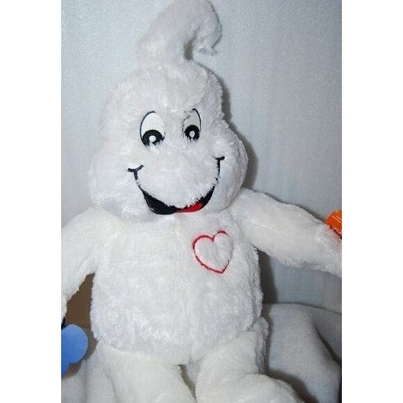 Build-A-Bear 2014 Spooky Boo-Rific White Ghost with Heart Plush - Picture 5 of 5